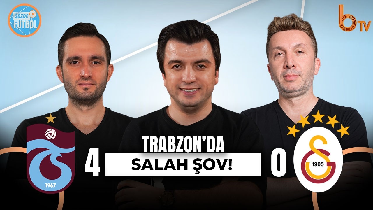 Trabzonspor 4-0 Galatasaray Maç Sonu | Bışar Özbey, Evren Turhan ve Samet Süner