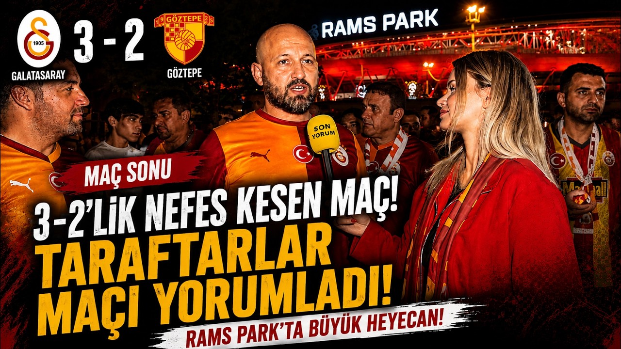 Galatasaray 3-2 Göztepe | Maç Sonu Taraftar Röportajları