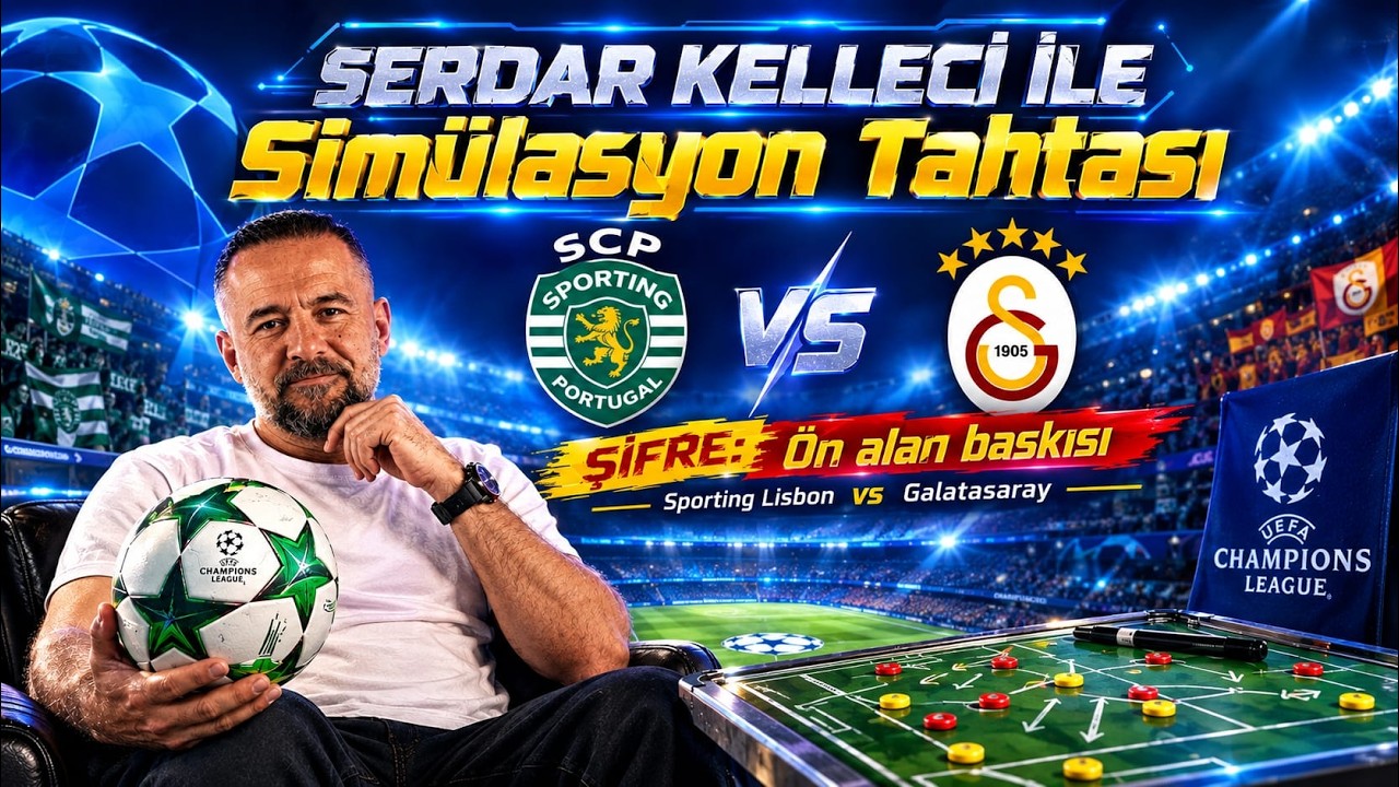 Sporting –  Galatasaray Simülasyonu | SPORTING’İ ÇÖZDÜM! GALATASARAY NASIL KAZANIR?