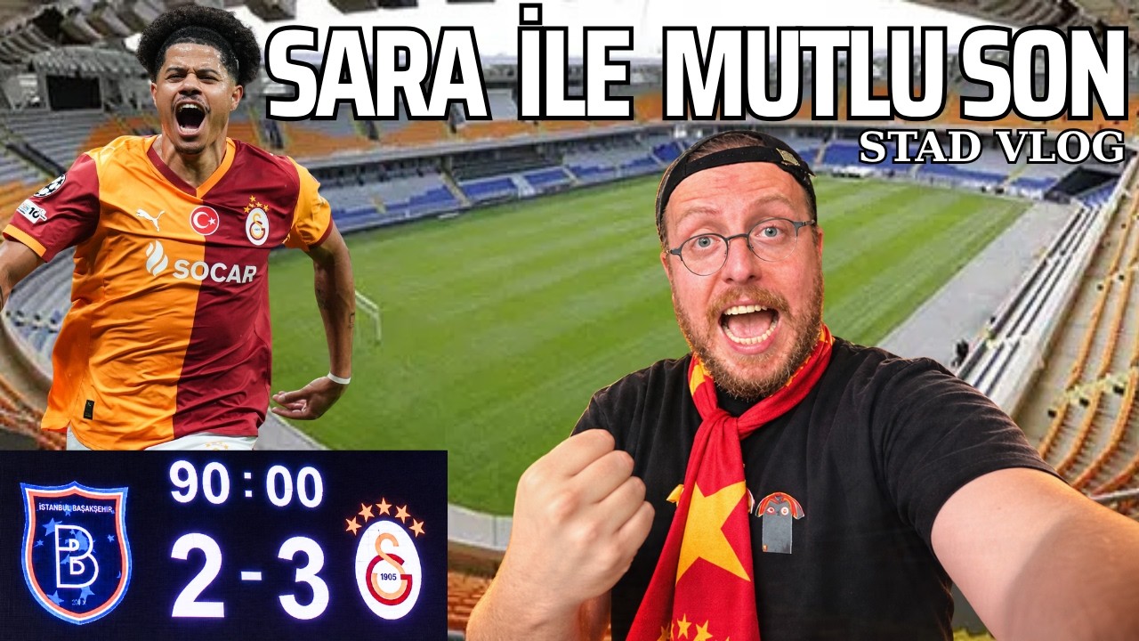 SON DAKİKA’DA GABRİEL SARA!! Başakşehir 2-3 Galatasaray / Tribünler Adeta Yıkıldı 🔥🔥